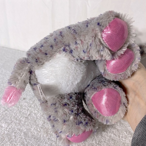 Ty Beanie Boos Specks Grey Pink Elephant Plush Toy - Picture 8 of 15